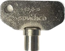 Southco E3-5-15 Steel Tubular Key, For Vise Action Compression Latches