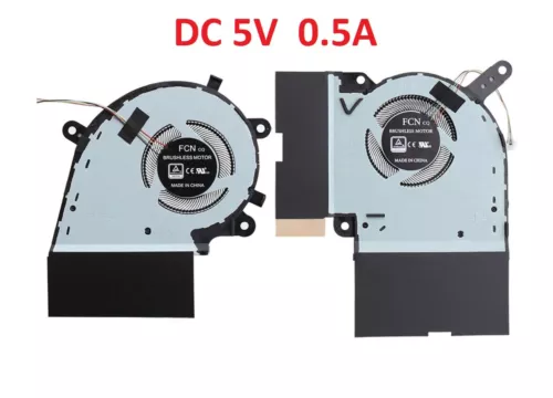 New for Asus ROG Strix   GL731GU GL531GV CPU GPU Fan  5V