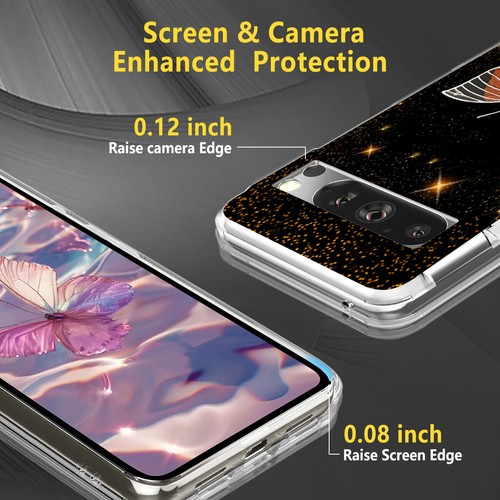 Coque Papillon Prénom Personnalisée pour Google Pixel 9 Pro XL 8A 8 7A 6 Housse Téléphone - Photo 13 sur 55