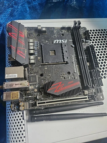 MSI B450I GAMING PLUS AC Socket AM4 AMD Mini-ITX Motherboard