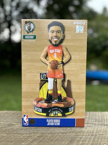 Jayson Tatum Boston Celtics 2023 All-Star MVP Bobblehead NEW FOCO ORIG BOX NIB - Picture 1 of 6