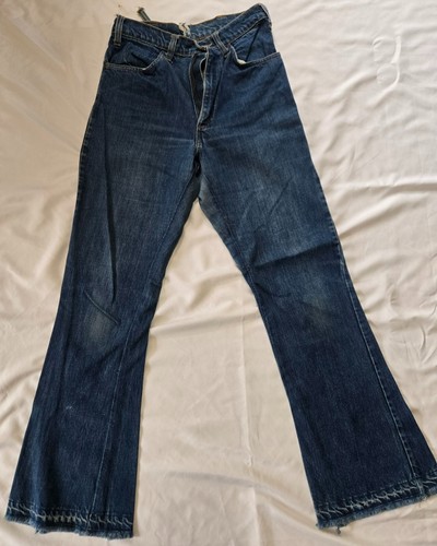 Levi's Jeans Donna Vintage Big E Orange Tab Flair Jeans 1969-1971 - Foto 1 di 11