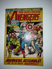 Avengers #100 Marvel 1972- All Past and Present Avengers Appear Key Issue