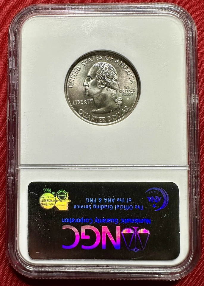 2005 P SMS 25 Cent California Quarter MS 68 NGC Certified - Image 2 of 2