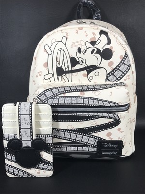 loungefly steamboat willie mini backpack