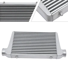 Universal 25"x12"x2.5" FMIC Aluminum Turbo Intercooler 2.5in Inlet & Outlet NEW
