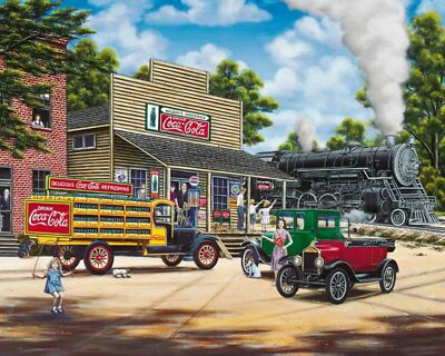 Trains Coca Cola All Aboard Train Station Paint By Numbers Kit Painting Trains Coca Cola All Aboard Train Station Paint By Numbers Kit Painting
