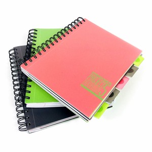 details about a5 project book lined 250 page paper tabbed dividers spiral notebook journal pad notebook with dividers