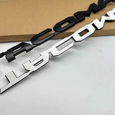 2PCS MATTE BLACK DOOR SIDE EMBLEM FOR TACOMA 2016-24 LEFT RIGHT NAMEPLATE BADGE