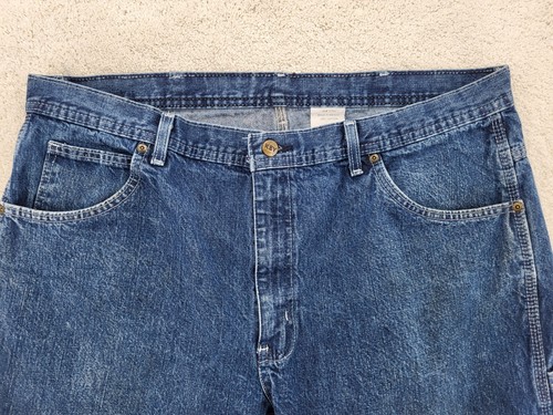 Llave Carpintero Hombre Vaqueros Talla 40X30 Recto 7 Bolsillos Con Lazo Martillo - Imagen 7 de 9