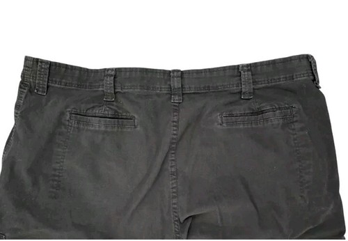 Wrangler Pants Men 42x30 Relaxed Fit Flex Cargo Gray Cotton Stretch Straight  - Picture 5 of 11