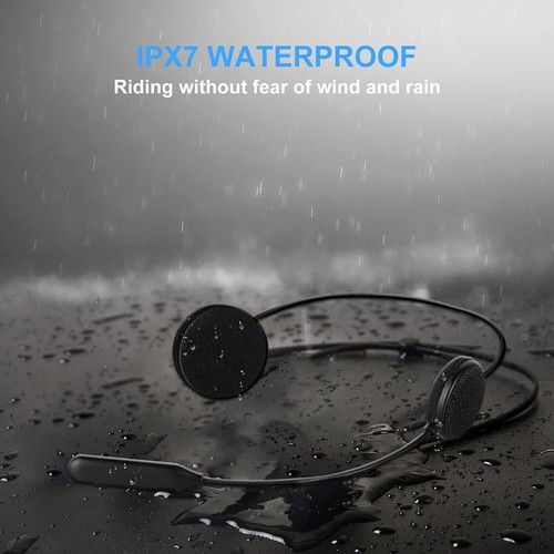Motorcycle Helmet Bluetooth Headset with Hifi Stereo Sound,Large Battery,Bluetoo - Picture 6 of 11