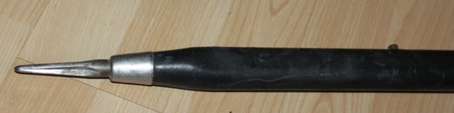 Aluminium/metal ice pick old camp Interalp Premana top vintage decoration 90 cm used - Picture 20 of 21