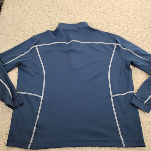 Houston Astros Jacket Mens XL Blue Columbia 1/4 Zip Lightweight Performance A2* - Picture 8 of 14