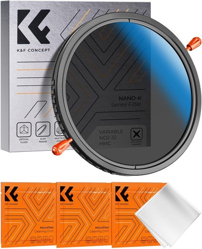 K&F Concept 2 in1 Variable ND2-32&CPL Filter NO X Cross HD Optical Glass 37-82mm - Picture 15 of 98