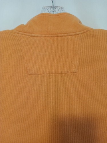 Chaps Men's XL Long Sleeve 1/4 Zip Light Orange Pullover - Picture 10 of 17