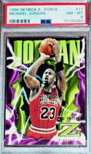 1996 Michael Jordan #11 Skybox Z-Force PSA 8 Chicago Bulls