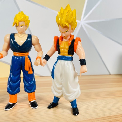 Dragon Ball Z DBZ 4x Action Figures Gogeta Gohan Bardock Goten Vtg 1989 BS STA - Picture 5 of 13
