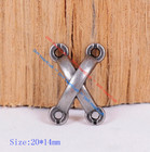 20*14mm Biker Dome X Shape Rivet Studs Tacks For Diy Leathercraft Jacket Bangle