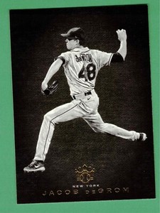 2022 PANINI DIAMOND KINGS JACOB DEGROM BLACKOUT SSP #BO-6 METS