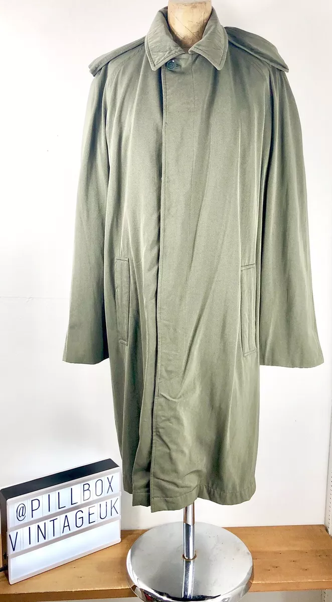 1960s Vintage Military Army Mens Raincoat Size Large | eBay