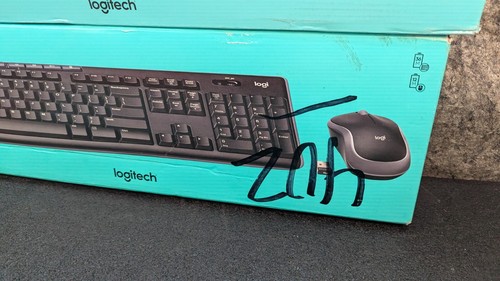3 x Logitech MK270 Full-size Wireless 2.4G Membrane Keyboard/Mouse Bundle PC/MAC - Photo 7/13