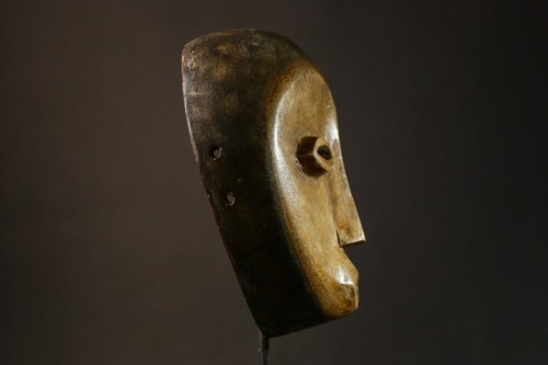 African Limu Face Mask Congolese Tribal Art | Bwami Society Collectible -G3393 - Picture 5 of 24