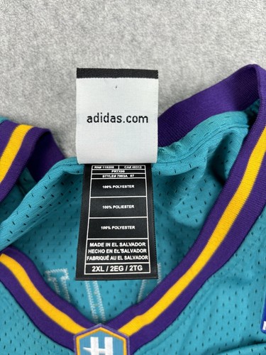 New Orleans Hornets NBA Chris Paul #3 Adidas Türkis Trikot Authentic Gr. 2XL - Bild 15 von 16