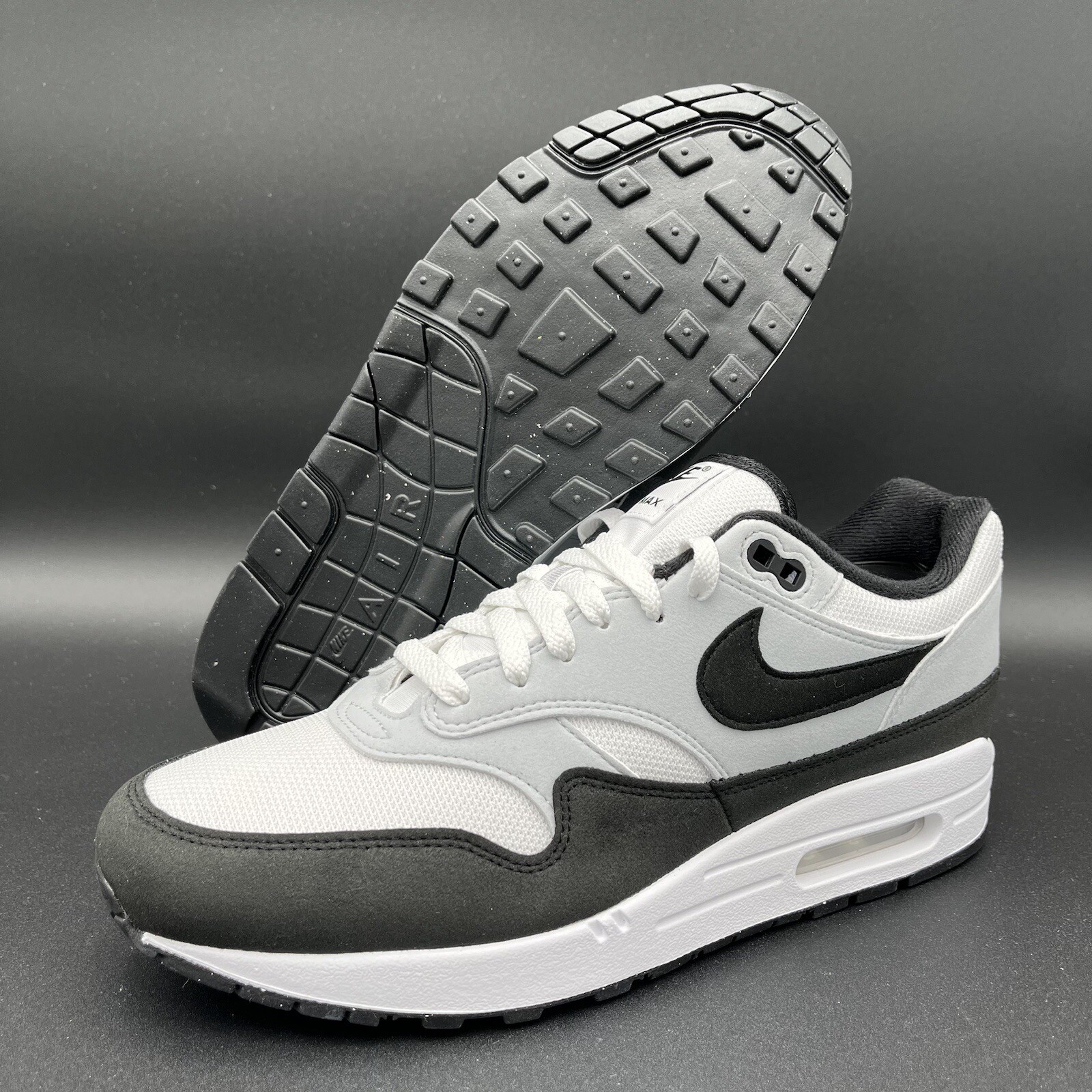 Мужские кроссовки Nike Air Max 1 Panda Oreo Black White FD9082-107, размер 9,5