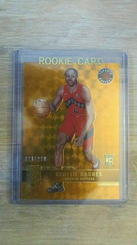 🔥 2021-22 Elite Orange #245 Scottie Barnes RC !! Rookie Card Toronto Raptors - Photo 2/2