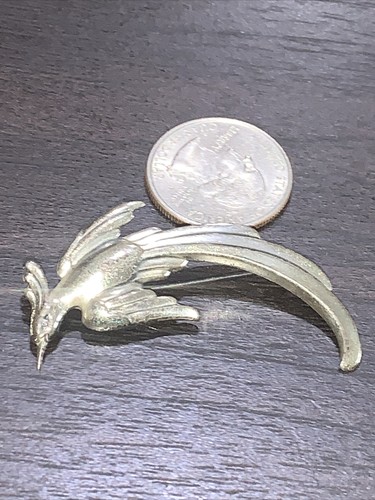Vintage ART Sterling Silver Flying Bird Brooch/Pin Forstaner - Picture 3 of 4