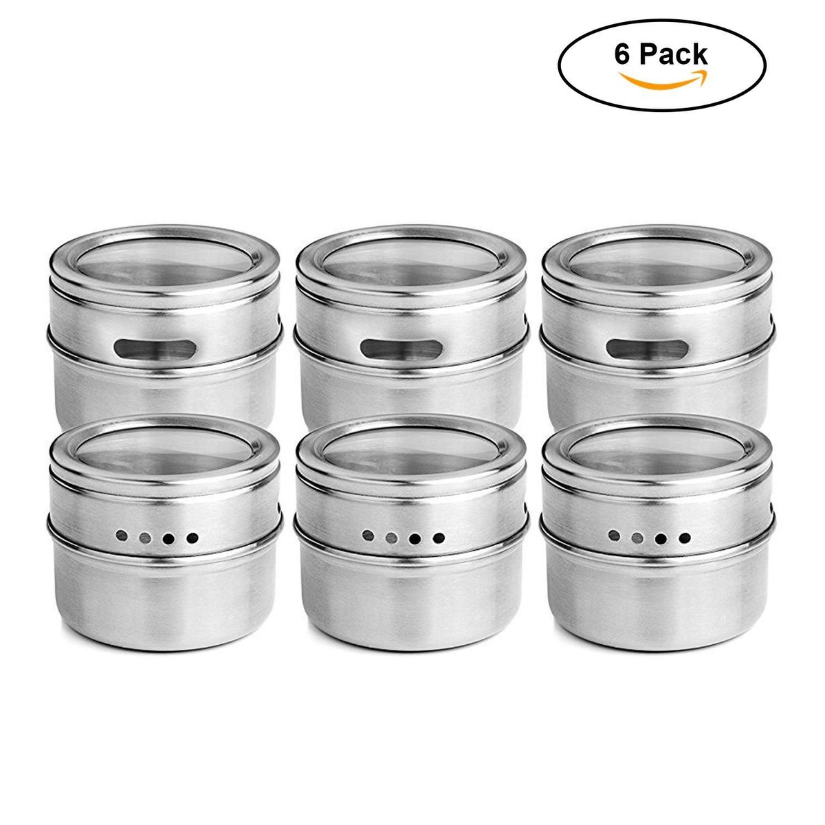 Spice tins sale with clear lids