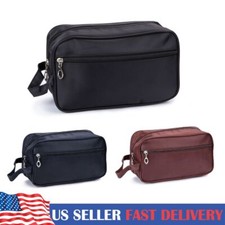 For Men Women Toiletry Bag Dopp Kit Cosmetics Makeup Shaving Organizer Travel US