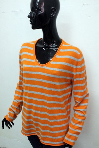 Daniele Alessandrini Maglione Donna Taglia 50 Maglioncino Cotone Sweater Woman - Picture 7 of 11