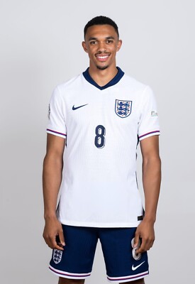 イングランド ALEXANDER-ARNOLD 8番シャツ EURO2024仕様 England Nike Home Stadium Shirt 2024 with Alexander-Arnold 8