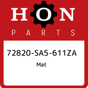 72820-SA5-611ZA-Honda-Mat-72820SA5611ZA-New-Genuine-OEM-Part