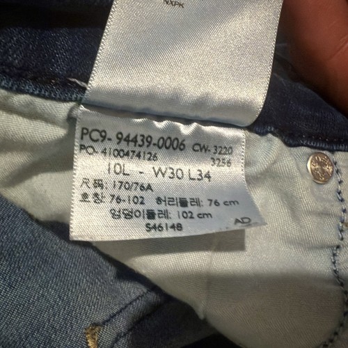 Levi Strauss Signature Jeans Womens 10L 30x32 Mid Rise Straight - Picture 7 of 8