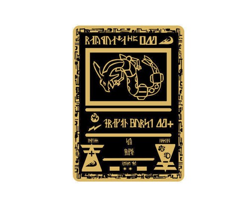 Ancient Mew Metal Colored Pokemon Card | Collector's Edition Black Gold - Picture 24 of 25