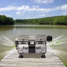 85L/min 3/4HP Air Compressor Oil-free Pump For Pond & Lake Aeration System 110V