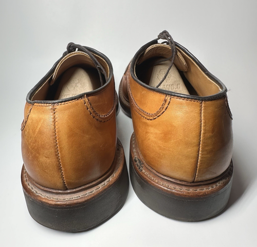 Allen Edmonds Norse Men's Size 11.5 D Brown Leather Split Toe Dress Oxford Shoes - Picture 7 of 10