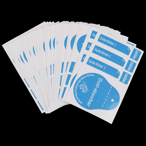 30Pcs Cell phone dust absorber dedust sticker screen protectors HTYXME - 第 9/12 張圖片