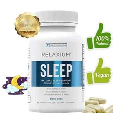 Relaxium Sleep, Helps Relax and Promote Natural Sleep, Sleep Aid 60 Capsules