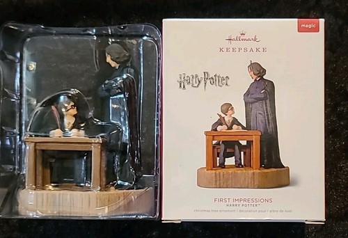 2018 Hallmark Andenken Harry Potter Erste Eindrücke Ornament Neu in Box - Bild 7 von 8