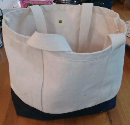 Rara borsa tote vintage Society of Mayflower Descendants con manico in tela 13 x 11 - Foto 5 di 5