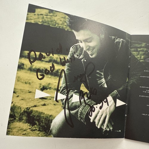 JEREMY CAMP Stay CD Booklet SIGNED Autographed Christian