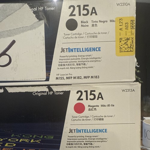 Juego de 4 cartuchos de tóner usados vacíos 215A HP VIRGIN W2311A W2312A W2313A W2310A - Imagen 6 de 6