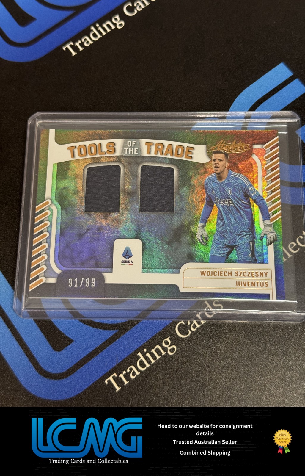 2022-23 Panini Chronicles Tools of the Trade Serie A Wojciech Szczesny #/99 WD