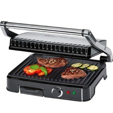 Clatronic Kontaktgrill KG 3487 2000 Watt Edelstahl