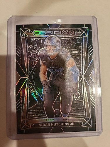 2024 Panini Obsidian International Aidan Hutchinson Pulsar Base Detroit Lions