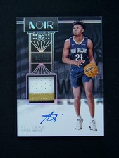 2024-25 Panini Noir Yves Missi #345 RC Rookie Auto Patch /99